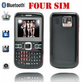 Celular F52 com 4 Chips, TV, Rádio FM, 2 Câmeras, Webcam