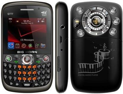 Celular Q777 com 3 Chips, Tv Grátis, Bluetooth, Rádio FM